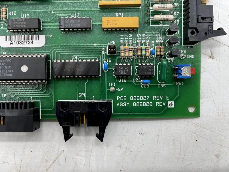 PCB 826827 REV E CINCINNATI INC ASSY 826828 REV G STOCK #16081