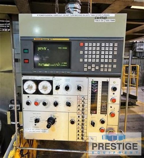 216&quot; O-M Ltd. TMD 55/60 Vertical Boring Mill