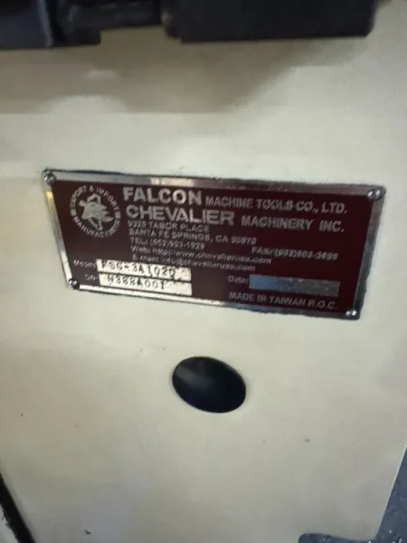 CHEVALIER FSG-3A1020 RECIPROCATING SURFACE GRINDER