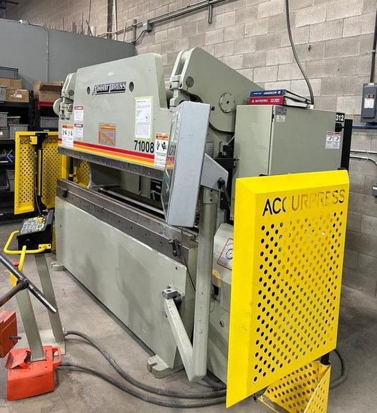 2009 Accurpress 71008 CNC Hydraulic Press Brake (#5815)