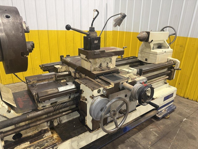 32" X 60" BIRMINGHAM MODEL #DL3260 GAP BED ENGINE LATHE 2006 5" HOLE : YOBRO #25339