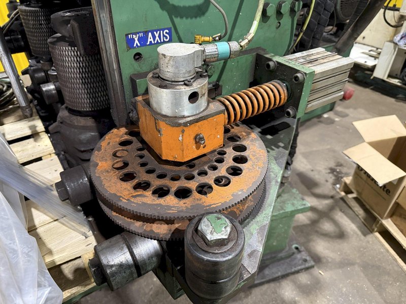 2009 PEDDINGHAUS MODEL #PCD1100 3-AXIS CNC AUTOMATIC BEAM DRILL LINE : YOBRO #25848