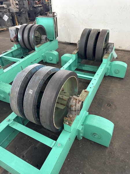 120 TON ARONSON TANK TURNING ROLL SET. STOCK # 0343325