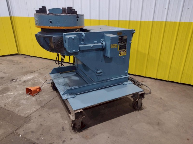 2500 LBS ARONSON MODEL HD25A POWERED WELDING POSITIONER, 110 VOLT SINGLE PHASE: STOCK #17996