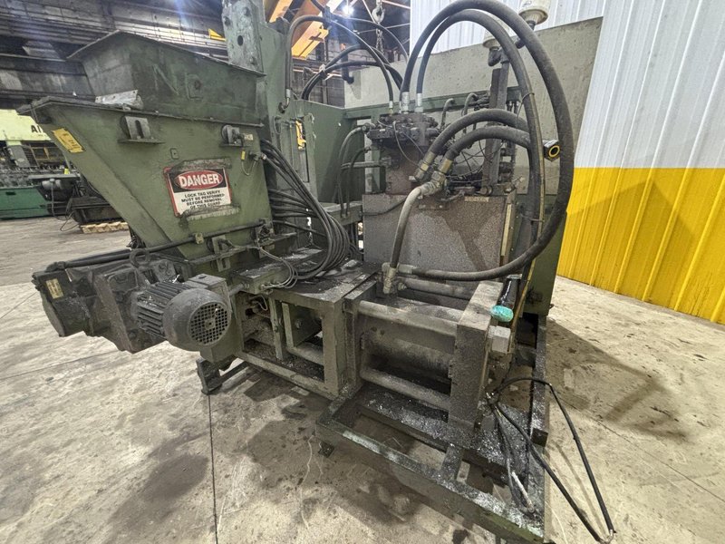 HERTWICH ENGINEERING MODEL #HE-300-30/A SWARF PUCK BRIQUETTER PRESS MACHINE: STOCK #23344