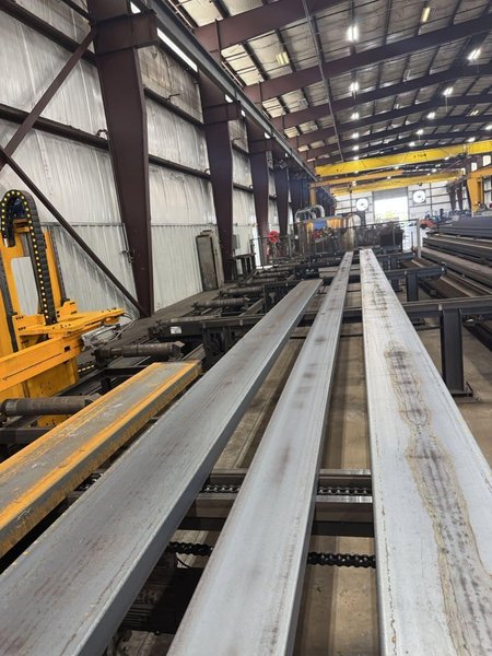 Ficep Valiant Steel Processing Line with 453 VLB Beam Drill &amp; K100E Band Saw, 2021/2023