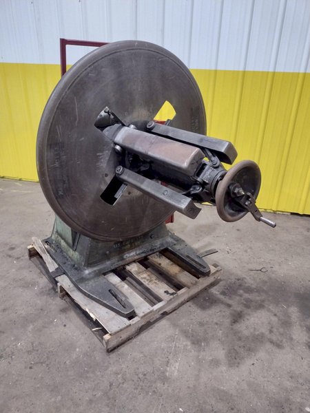 2,500 LB  X 20&quot; LITTELL MODEL #25 MOTORIZED COIL REEL UNCOILER: STOCK #19534