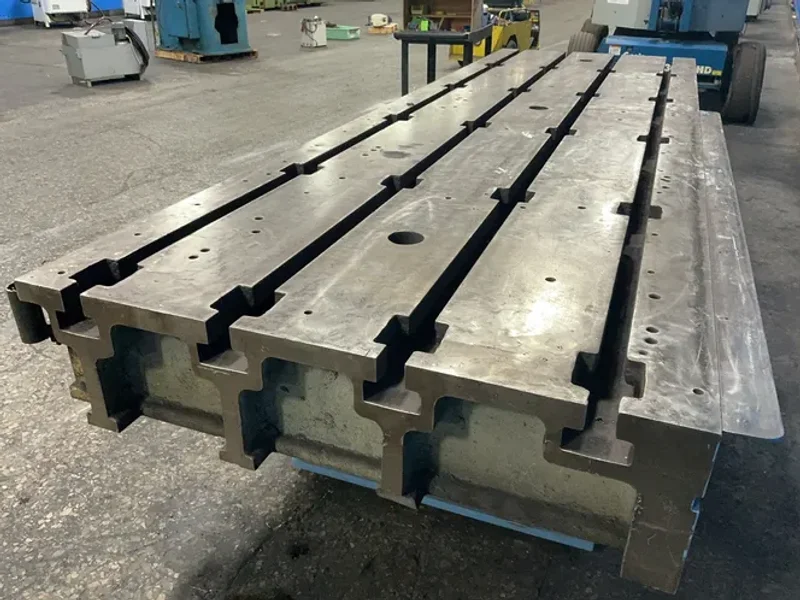 50” X 154” T-SLOTTED TABLE