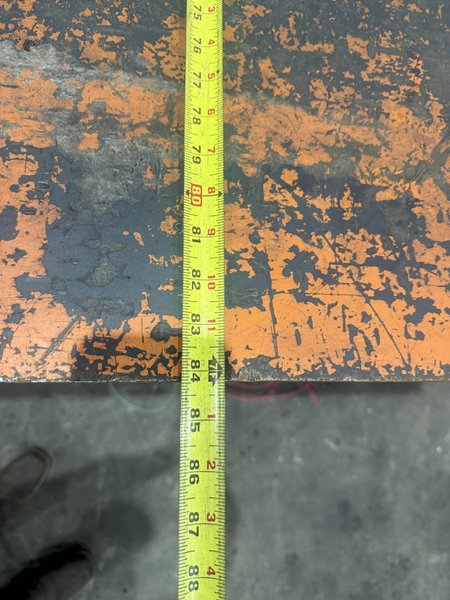 50,000 LBS (25 TON) X 84" X 72" BUSHMAN MECHANICAL POWERED UPENDER / COIL FLIPPER: YOBRO #25946