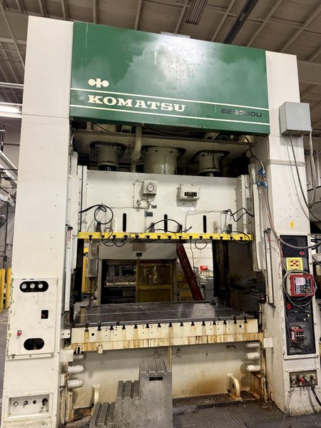 300-ton Komatsu Straight Side Mechanical Press For Sale Model #E2G-300U