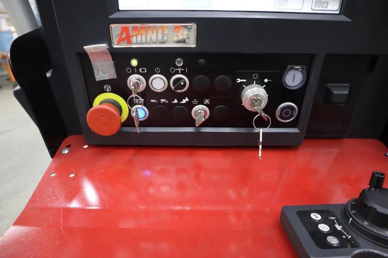 Amada HG 1303 CNC Hydraulic Press Brake, 143 Ton x 112.4", Down-Acting, AMNC 3i Control, 6-Axis BG, Curtains