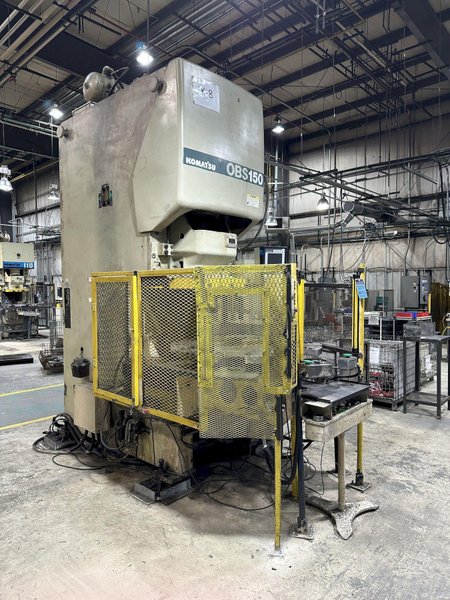 165 TON KOMATSU OBS GAP FRAME STAMPING PRESS