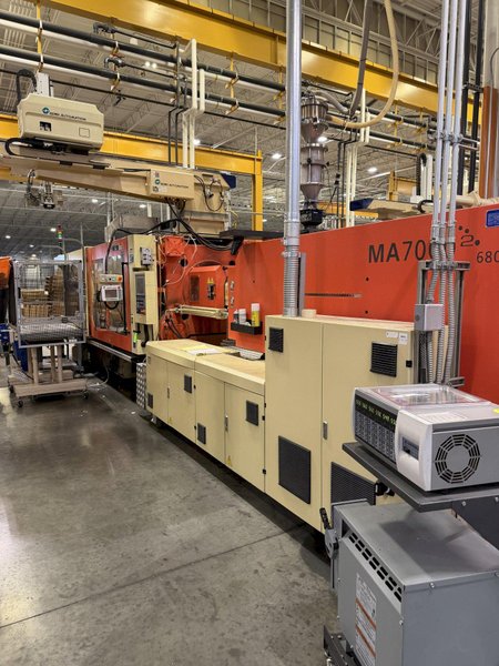 Haitian Used MA7000II Injection Molding Machine, 787 ton, 118.5 oz., yr. 2016