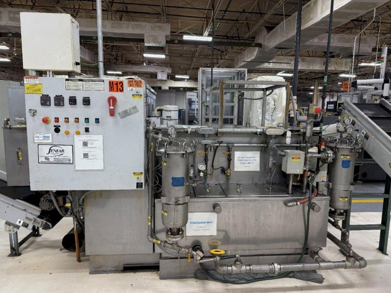 19" JENFAB ROTARY DRUM PASS THROUGH PARTS WASHER: YOBRO #24681