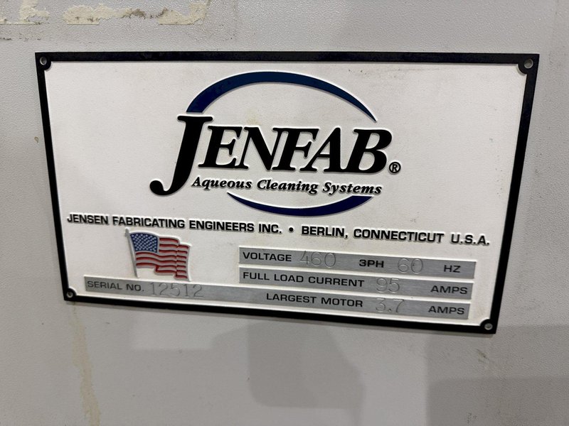 2018 JENFAB STAINLESS MODEL #LJ 19" ROTARY DRUM WASH / RINSE / DRAY PARTS WASHER SYSTEM: YOBRO #24681
