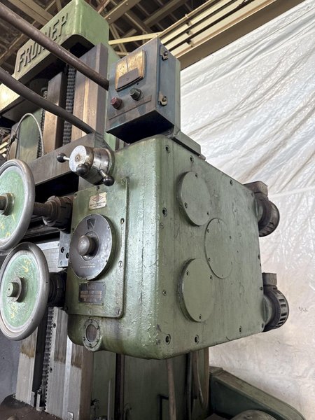 48" FRORIEP 4-JAW VERTICAL TURRET LATHE. STOCK # 0667925