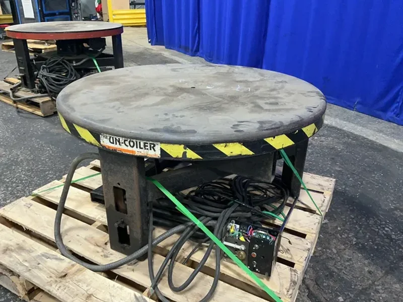 42" TABLE / 5000 LB PALLET DECOILER  -  F713-20-B5-J