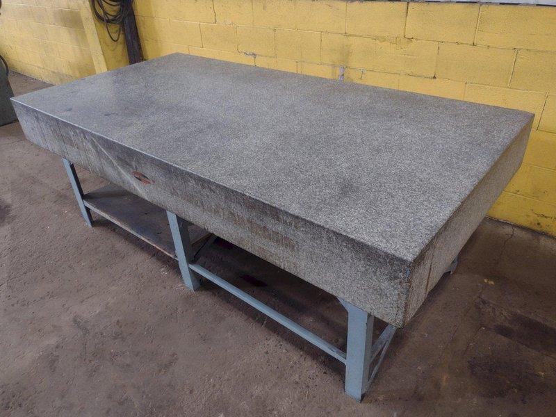 8&#039; X 4&#039; X 10&quot; CHALLENGE PRECISION LAYOUT INSPECTION GRANITE TABLE: STOCK #23813