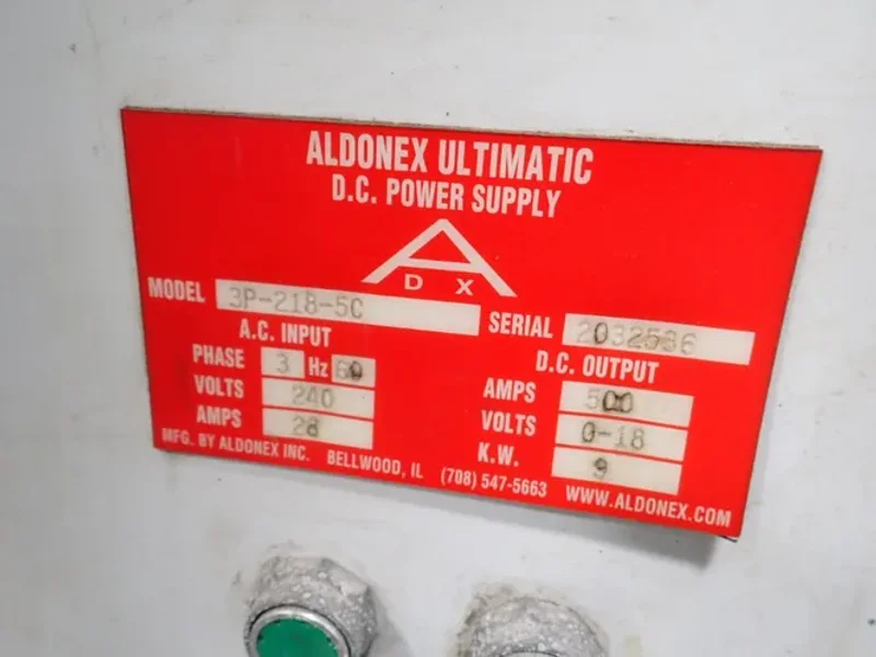 ALDONEX INC D.C. POWER SUPPLY   -  3P-218-5C