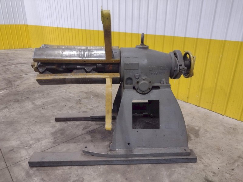 10,000 LBS X 30&quot; LITTEL MODEL #90-30 PULL OFF COIL REEL UNCOILER: YOBRO #23896