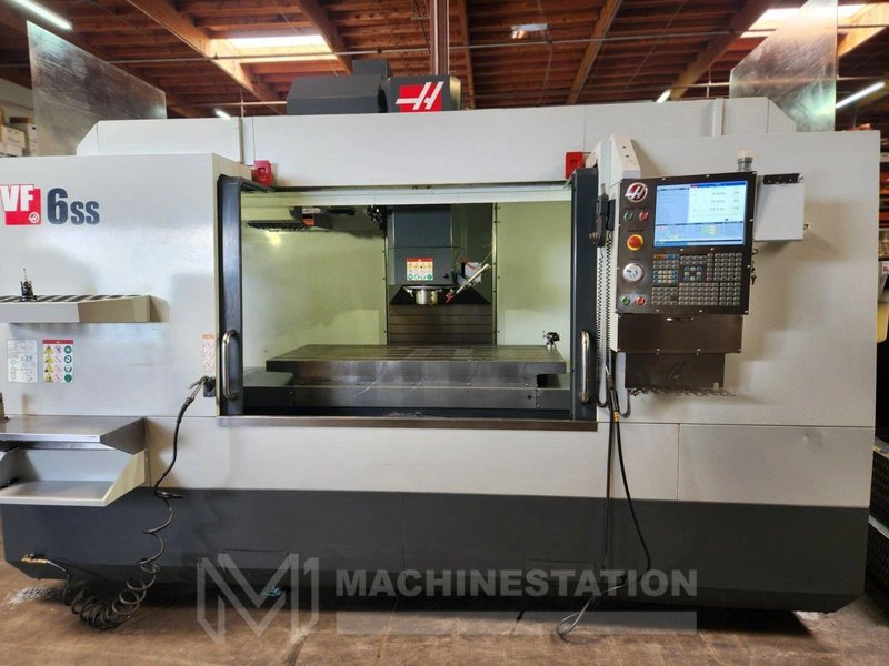 Haas VF-6SS CNC Vertical Machining Center – 2017 12,000 RPM, WIPS, HSM Mill