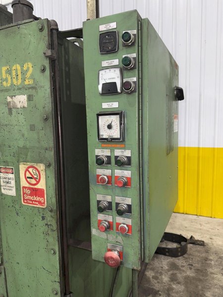 4 STATION X 20 HP -72&quot; X 40&quot; BRONCO SHOT BLAST ROTARY TABLE PART BLASTIN MACHINE: STOCK #23778