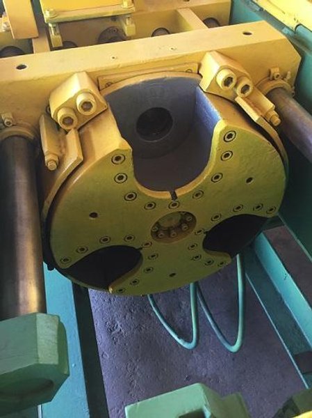 50,000 LBS MITCHELL 3-DIE HYDRAULIC PUSH POINTER Stock # 14196