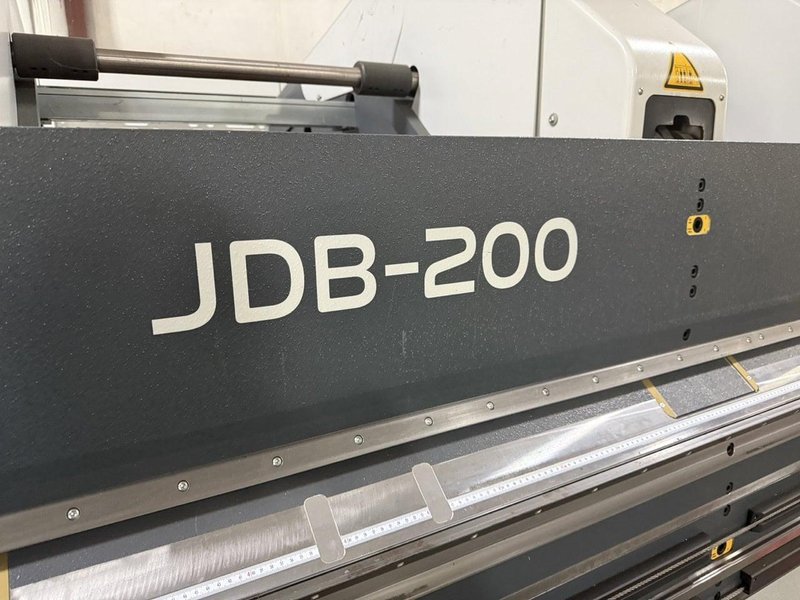 14 ga. x 17′ Jorns JDB-200G Folding Machine , 2021 – Slitter SL3 (3mm), Double Servo Pump, Hydraulic Cooling System