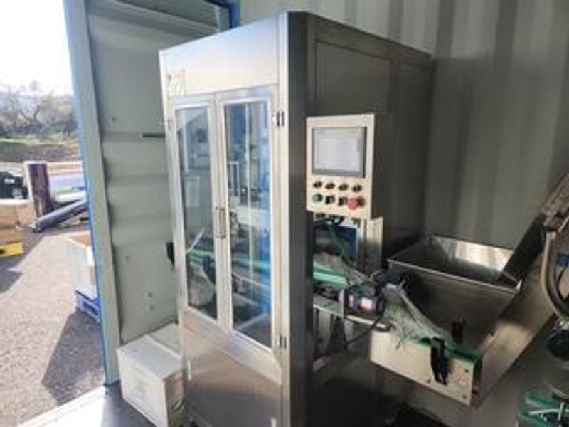 APM-USA Encapsulation Line, 2020 – Filler, Counter, Capper, Labeler, Sleeve Shrink, Sealer, Conveyors