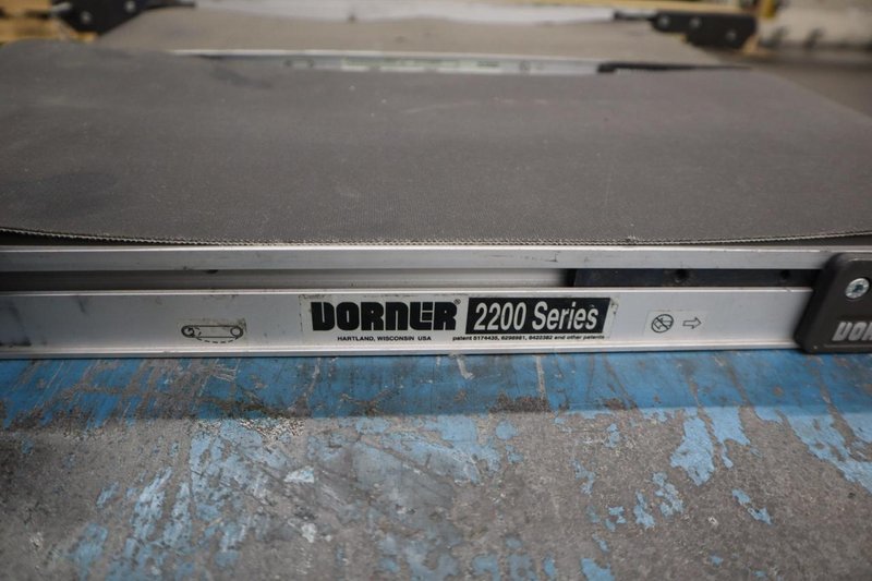 (3) Dorner Belt Conveyors, Several Gast Pneumatic Drives- Auction Item