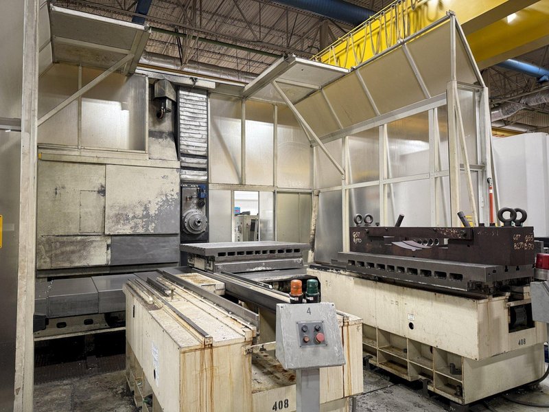 Used, 6&quot; Giddings &amp; Lewis CNC Table Type Horizontal Boring Mill