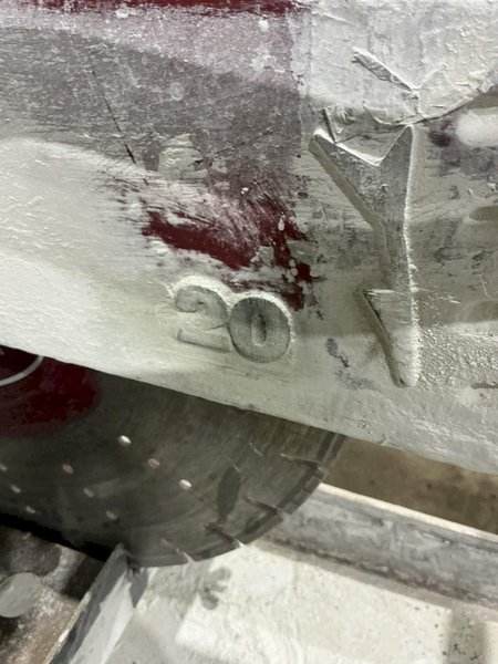 7.5 HP X 20" MK WET BRICK AND BLOCK SAW: YOBRO #25030