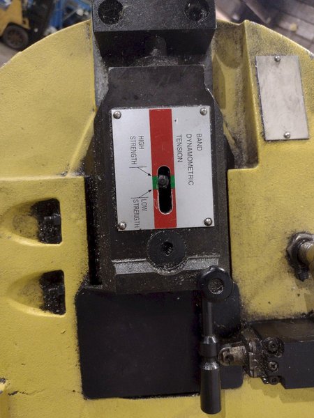 10" x 12" FMB JUPITER AUTOMATIC 60 DEGREE MITRE HORIZONTAL BANDSAW. STOCK #0655326