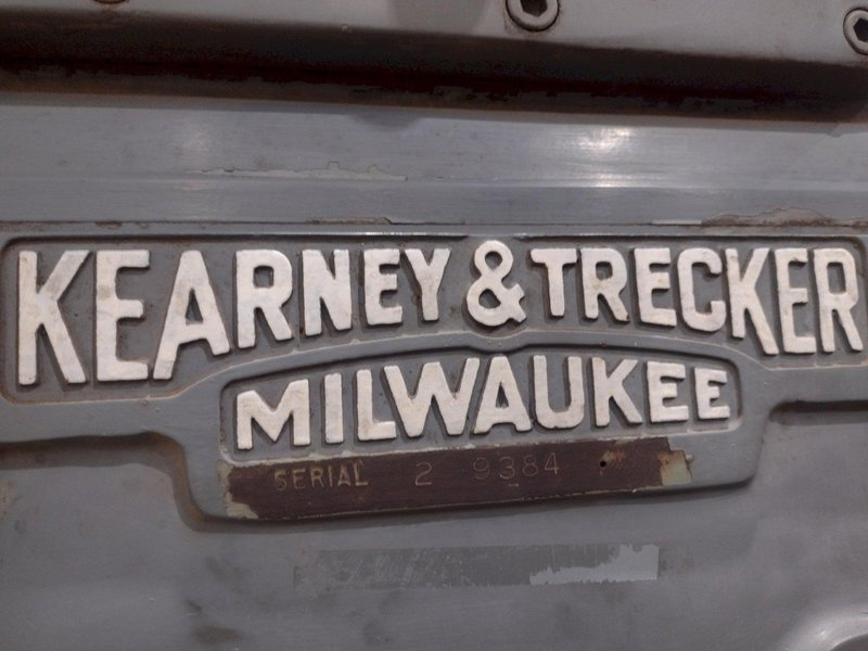 #4 K&amp;T MILWAUKEE MODEL # 420 TF-17 HORIZONTAL MILL: STOCK #18926