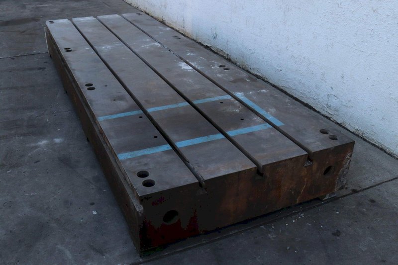 144&#039; X 48&#039; WIDE X 12-1/2&#039; THICK T SLOTTED FLOOR PLATE; STOCK #73254
