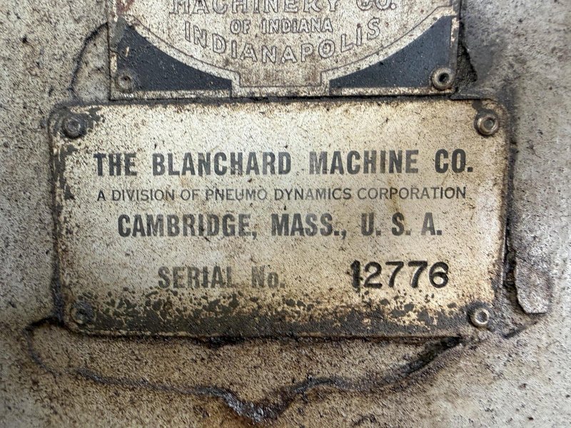84” X 100 HP BLANCHARD MODEL #42-84 ROTARY SURFACE GRINDER : YOBRO #25951