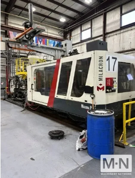 950 TON 362 OZ MILACRON MODEL MPS-950 INJECTION MOLDING MACHINE MFG 2017