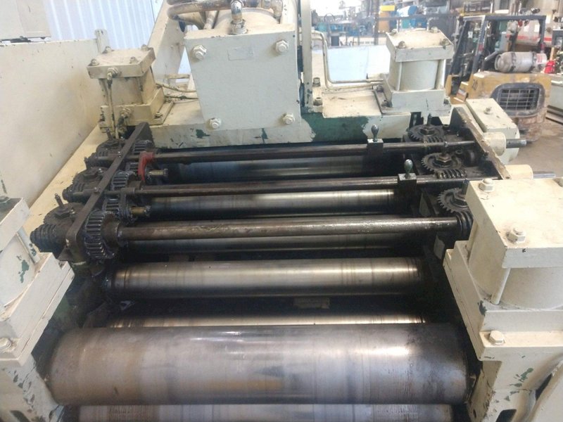 30" X .125" LITTELL MODEL #632D-7PD POWERED STRIP STRAIGHTENER WITH PEELER: STOCK 14128