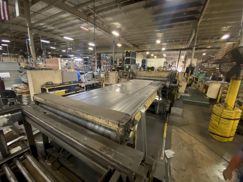 72&quot; X 12 GAUGE X 30,000 LBS GARY &quot;SLEAR&quot; SLITTING &amp; CUT TO LENGTH LINE: STOCK 15091