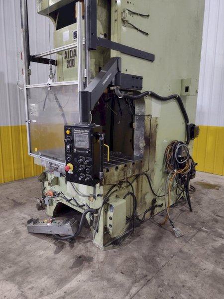 220 TON AIDA MODEL #NCI-200(2) GAP FRAME PRESS, 12.59&quot; STROKE: STOCK #22210