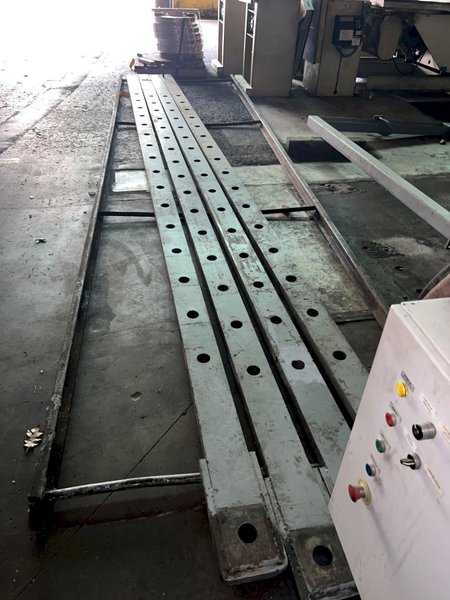 400 TON x 16' RODGERS MODEL #1F400 HYDRAULIC INCLINED FRAME HORIZONTAL WHEEL PRESS: STOCK #15558