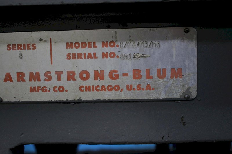 18' x 25' MARVEL EXTRA HIGH VERTICAL BANDSAW: STOCK 67490