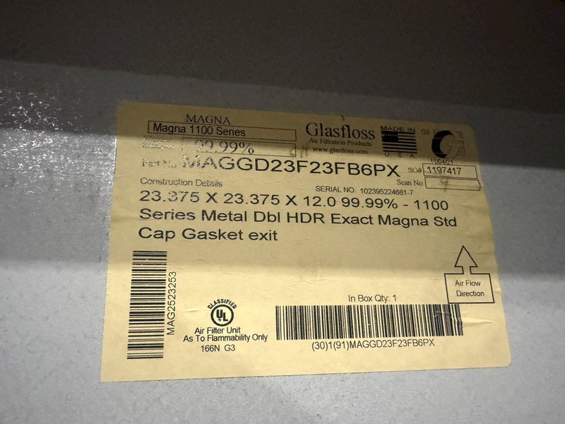 8000 CFM ROBOVENT CLARION MODEL CFX-4000B OIL MIST &amp; SMOKE COLLECTORS: YOBRO #24288