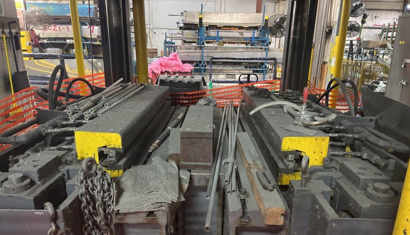 84" x 85 TON CYRIL BATH SHEET STRETCH DRAW FORMING MACHINE: STOCK #23644