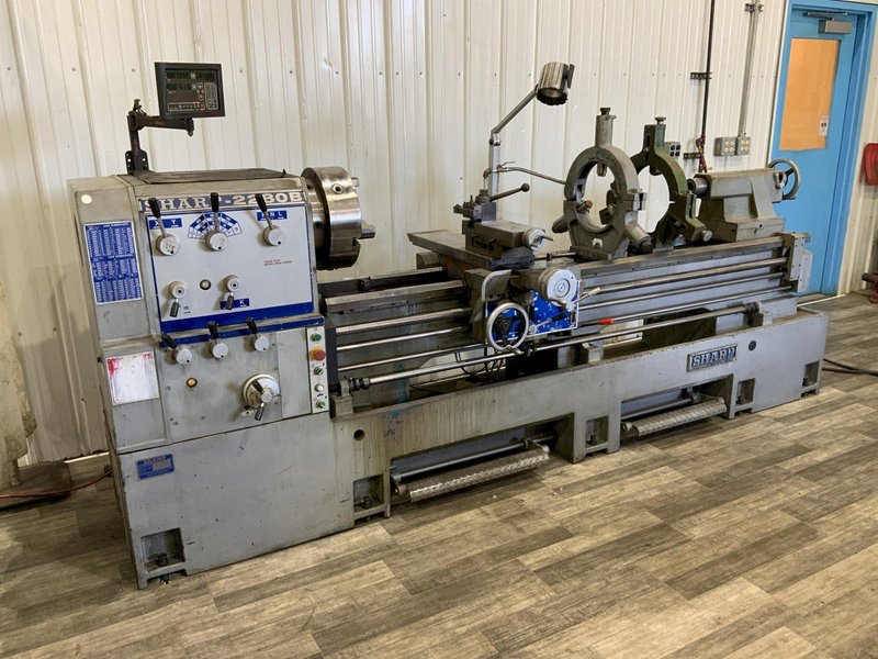 22" X 80" SHARP MODEL #2280B PRECISION GAP BED ENGINE LATHE: STOCK #80591