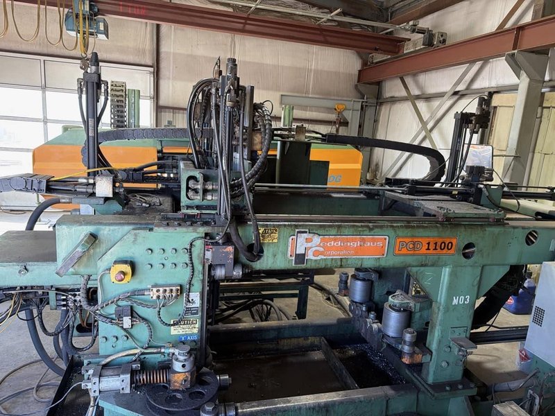 Peddinghaus PCD1100 CNC Beam Drill, 2007 – Conveyor