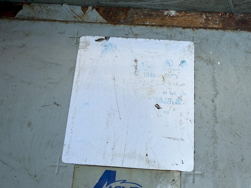 7.5 KVA ELECTRICAL 3 PHASE TRANSFORMER: YOBRO #24103