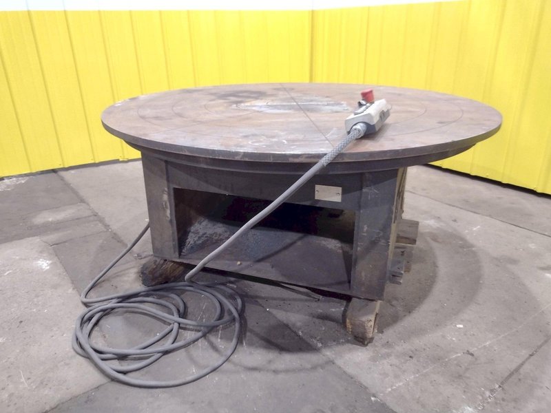60&quot; ARONSON MODEL B-60 POSITIONER TABLE W/PANDJIRIS GRIPPER, 5&#039; PLATE. STOCK # 0848723
