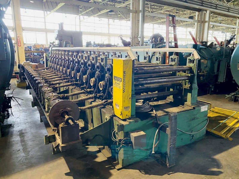 14 STAND X 3&quot; X 50&quot; ASC DUAL HEIGHT PANEL ROLLFORMER. STOCK # 0630921