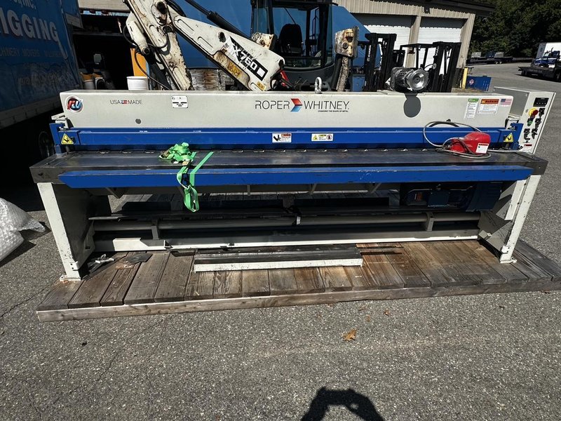 14 Gauge x 10′ Roper Whitney 10M14FCS Mechanical Sheet Metal Shear, 2023 – Precision Power Shear